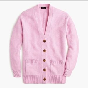 J. Crew pink cardigan